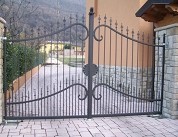 Cancello in ferro battuto